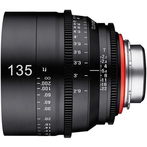 Rokinon Xeen 135mm T2.2 Lens with Canon EF Mount - XN135-C