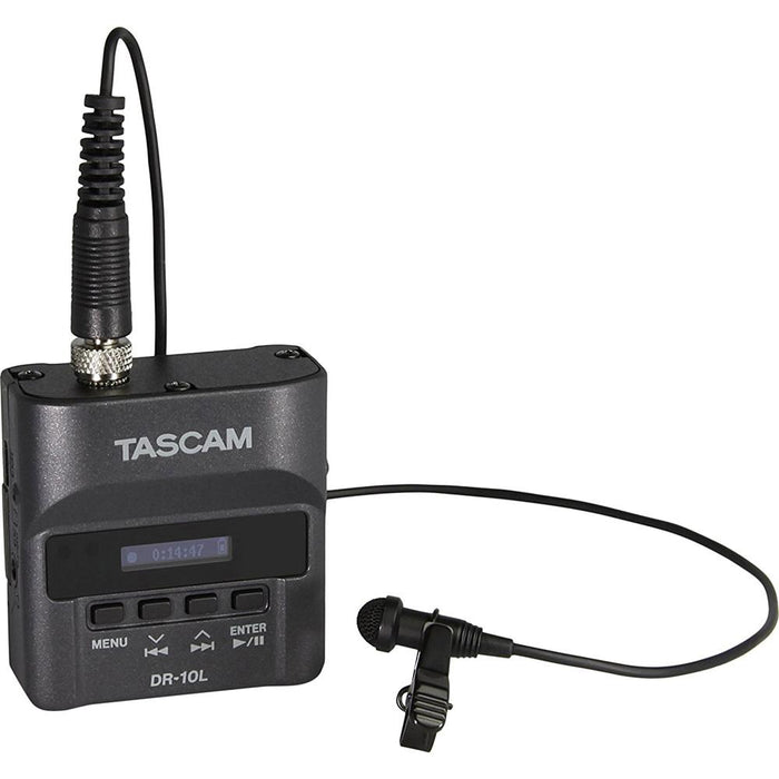 Tascam DR-10L Portable Digital Studio Recorder w/Lavaliere Microphone - OPEN BOX