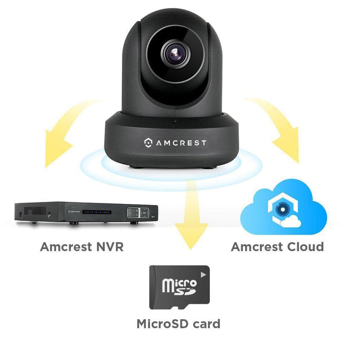 Amcrest 3-Pack ProHD 1080P 1920TVL 30FPS Wireless WiFi IP Camera (Black)IP2M841