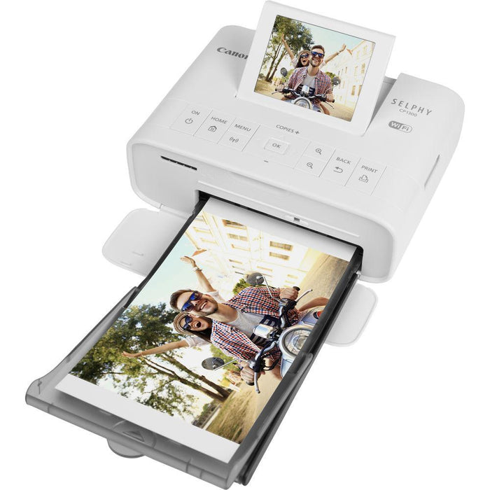 Canon SELPHY CP1300 Wireless Compact Photo Printer with AirPrint (White) - 2235C001