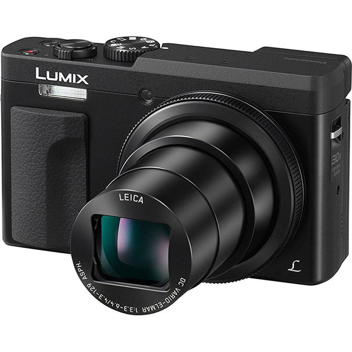 Panasonic DMC-ZS70K LUMIX 20.3 MP Digital Camera (Black) + 64GB Deluxe Accessory Bundle