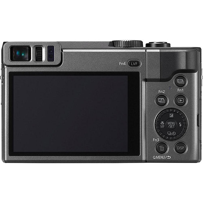 Panasonic DMC-ZS70S LUMIX 20.3MP Digital Camera (Silver) + 64GB Deluxe Accessory Bundle