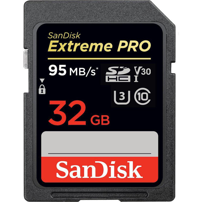 Sandisk Extreme PRO SDXC 32GB UHS-1 Memory Card, Up to 95/90MB/s Read/Write Speed