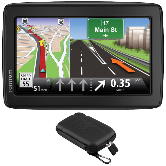 TomTom VIA 1415M Automotive GPS Navigation Device + GPS Navigation Protect  Case
