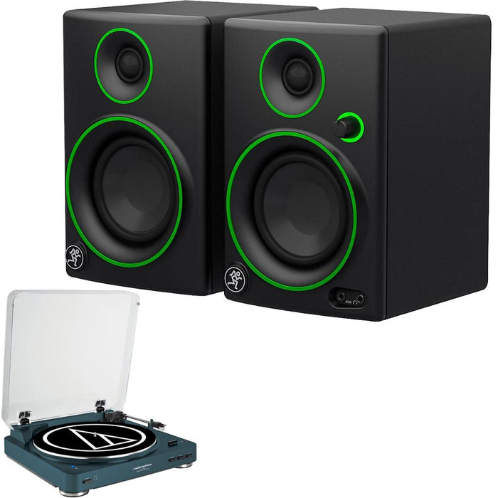 Mackie CR Series CR3 3" Creative Reference Multimedia Monitors + Wireless Turntable