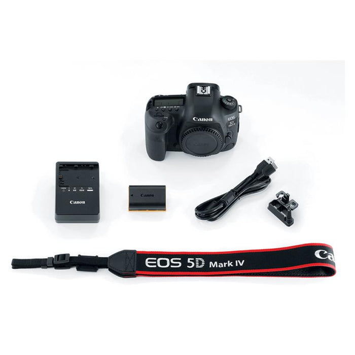 Canon EOS 5D Mark IV 30.4MP Full Frame CMOS DSLR Camera w/ Tripod, Battery Grip + More