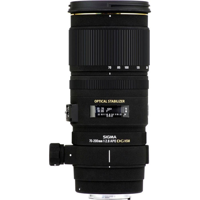 Sigma 70-200mm f/2.8 APO EX DG HSM OS FLD Zoom Lens for Nikon +64GB Ultimate Kit