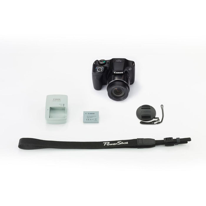 Canon PowerShot SX540 HS 20.3MP Digital Camera + 64GB Dual Battery Accessory Bundle