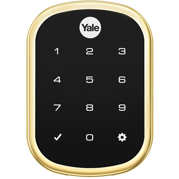 Yale Locks Assure Lock SL with iM1 - HomeKit Enabled Lock - Polished Brass (YRD256iM1605)