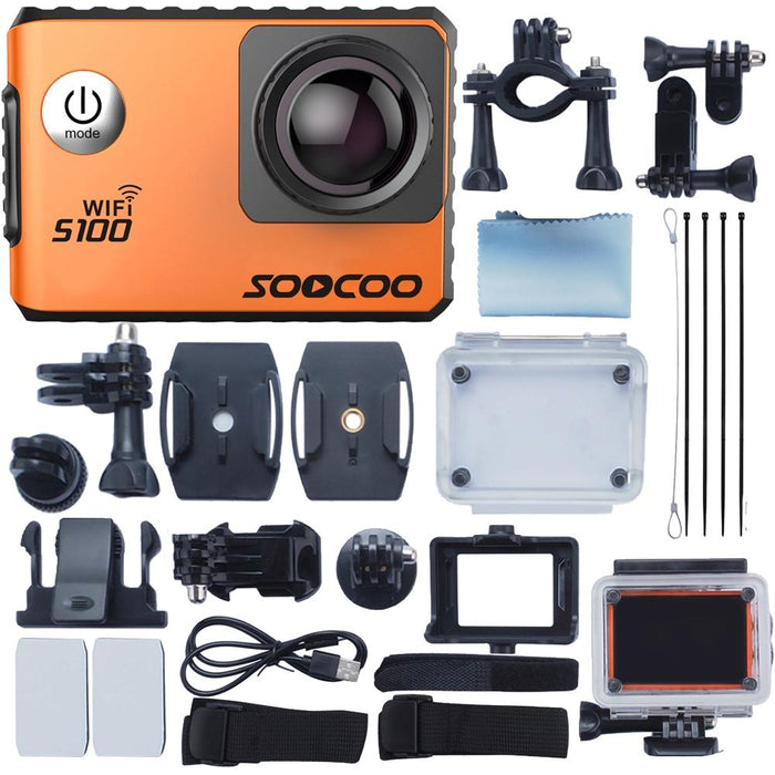 SOOCOO S100 Pro Sports Action Camera with Wifi GPS 4K IMX078 Sensor