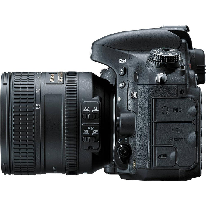 Nikon D610 FX-format 24.3 MP 1080p video Digital SLR Camera with 24-85mm Lens Kit