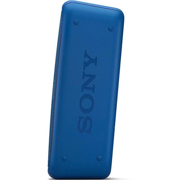 Sony XB40 Portable Wireless Bluetooth Speaker Blue with Headphones Bundle
