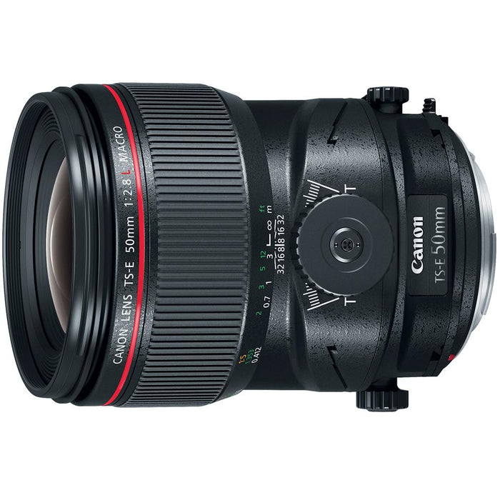Canon TS-E 50mm f/2.8L Macro Tilt-Shift EF-Mount Full Frame Lens