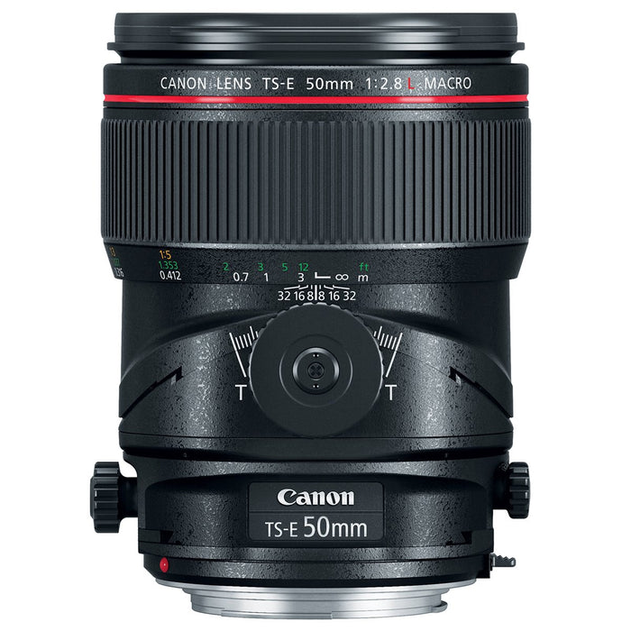 Canon TS-E 50mm f/2.8L Macro Tilt-Shift EF-Mount Lens 77mm Filter and Tripod Bundle