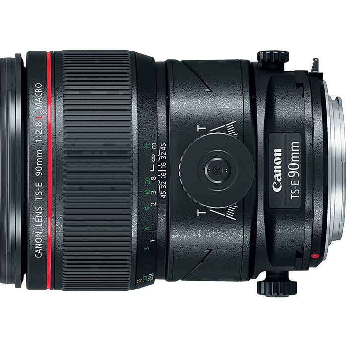 Canon TS-E90mm f/2.8L Fixed Prime Digital SLR MACRO Lens 77mm Filter and Tripod Bundle