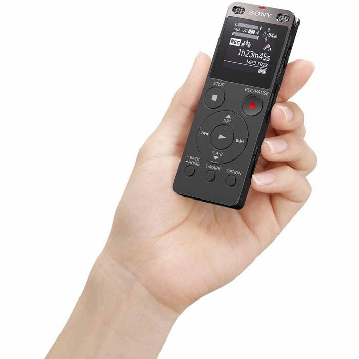 Sony Digital Voice Recorder Ux560BLK with 16GB Memory Card & Micro Fiber Cloth