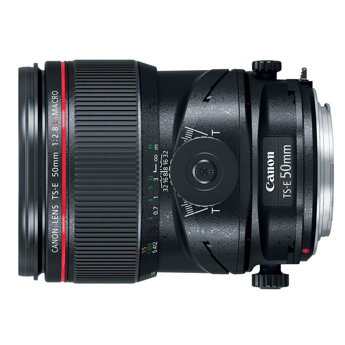 Canon TS-E 50mm f/2.8L Macro Tilt-Shift EF-Mount Lens Plus 64GB Accessory Kit