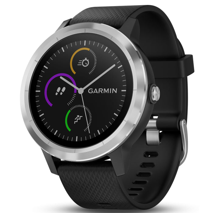 Garmin vivoactive 3 GPS Fitness Smartwatch - (Black & Stainless)