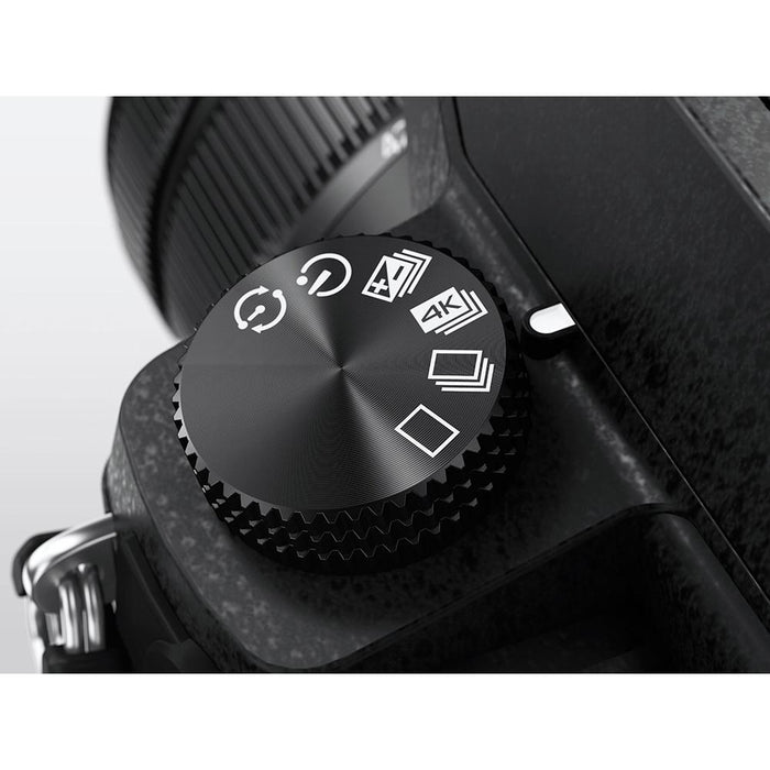 Panasonic LUMIX G7 Camera+ 14-42mm Lens+ 64G Dual Battery & Mic Pro Video Bundle