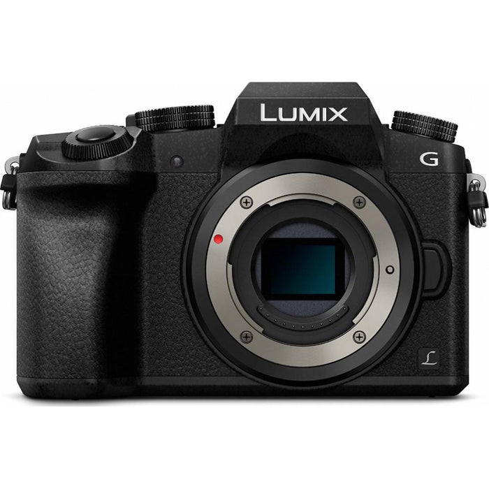 Panasonic LUMIX G7 Camera+ 14-42mm Lens+ 64G Dual Battery & Mic Pro Video Bundle