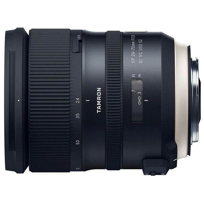 Tamron SP 24-70mm f/2.8 Di VC USD G2 Lens for Canon Mount w/ 128GB Memory Card