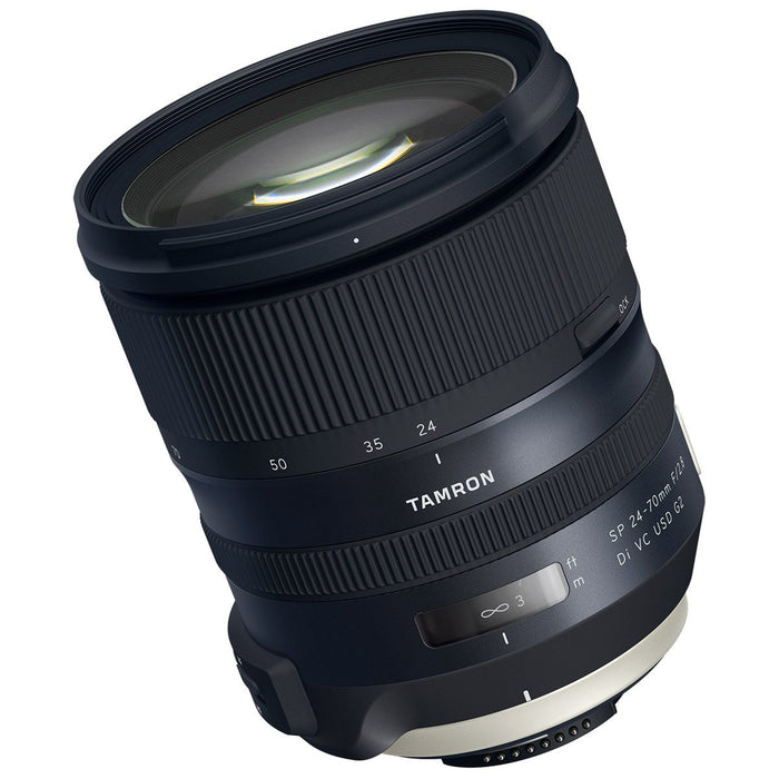 Tamron SP 24-70mm f/2.8 Di VC USD G2 Lens for Nikon Mount with 64GB Accessory Kit
