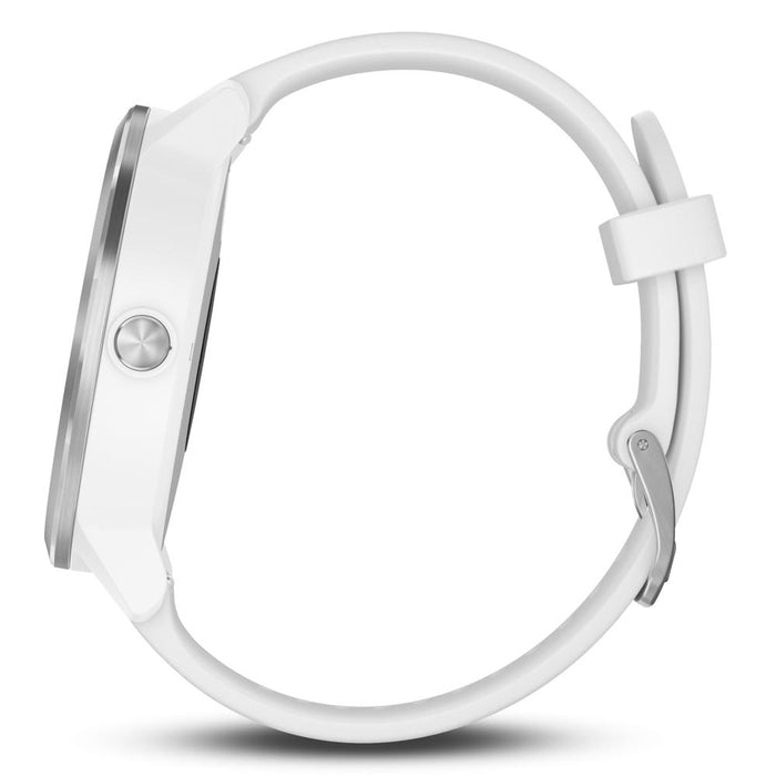 Garmin Vivoactive 3 GPS Fitness Smartwatch (White) with 7 Pcs Workout Bundle