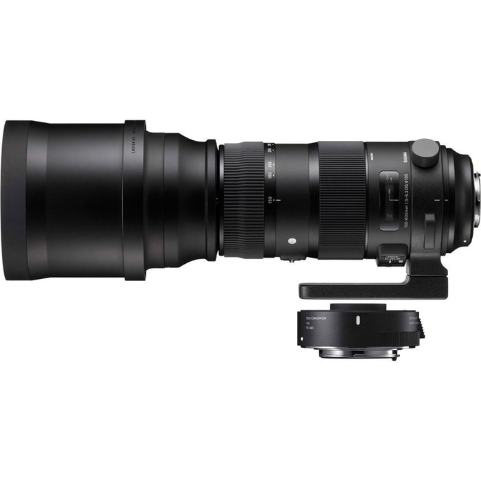 Sigma 150-600mm F5-6.3 Sports Lens & 1.4X Teleconverter Kit for Nikon+128GB Card