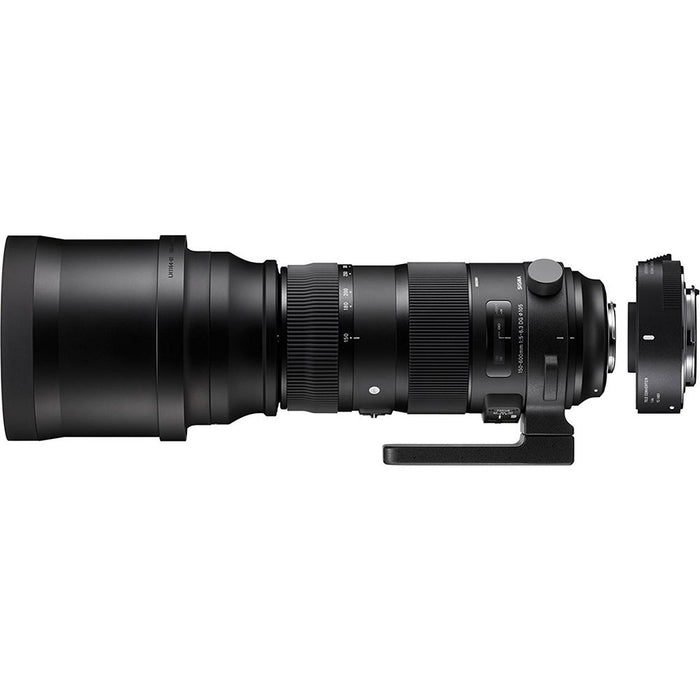 Sigma 150-600mm F5-6.3 Sports Lens & 1.4X Teleconverter Kit for Nikon+128GB Card