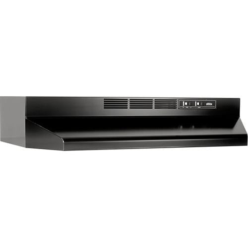 Broan 30" Non-ducted Under Cabinet Hood in Black - 413023