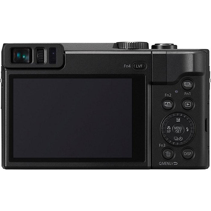 Panasonic LUMIX DMC-ZS70K 20.3 MP Digital Camera (Black) + 32GB Dual Memory Accessory Kit