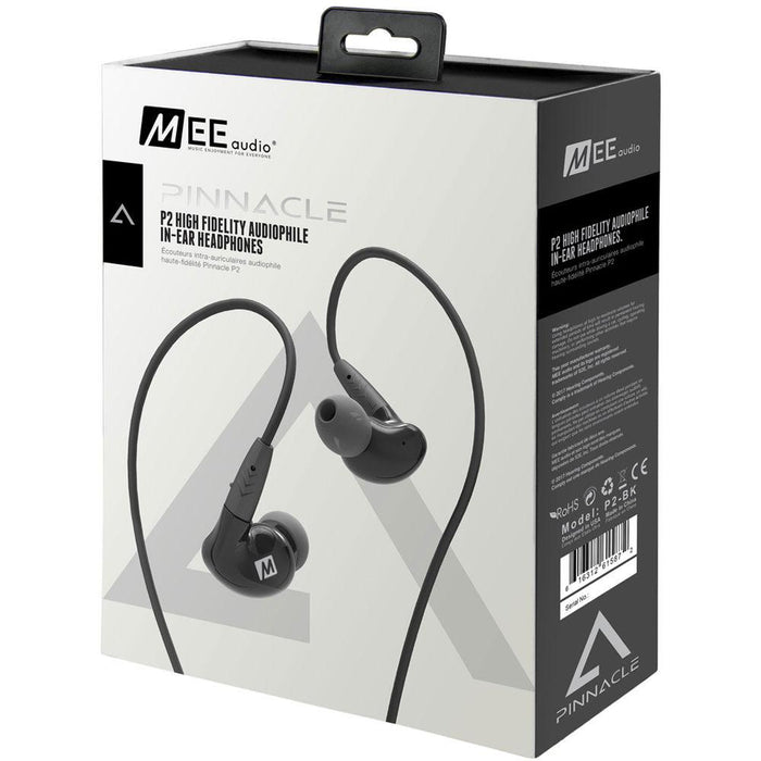 MEE Audio Audio Pinnacle P2 Headphones HiFi Audio Audiophile with Mic & Detachable Cable