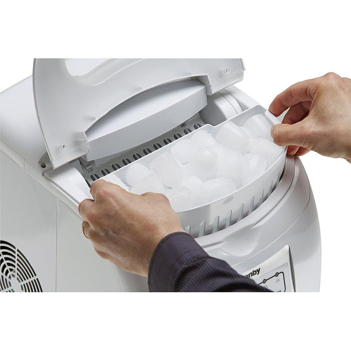 Danby 2 lb Portable Ice Maker in White - DIM2500WDB