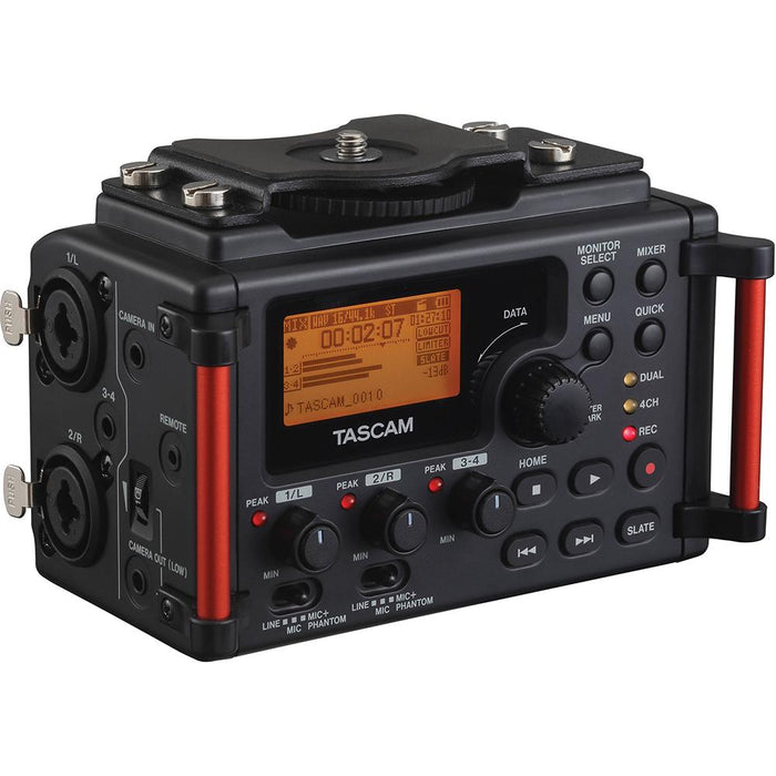 Tascam Portable Recorder for DSLR with Plug-in Microphone for DSLR Bundle