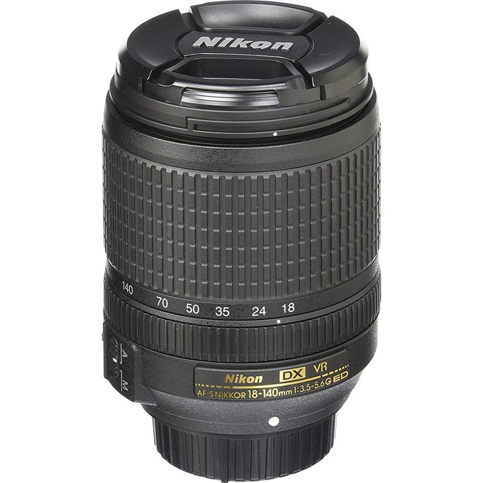 Nikon 18-140mm f/3.5-5.6G ED AF-S VR DX Nikkor Lens 67mm Filter + Tripod Bundle