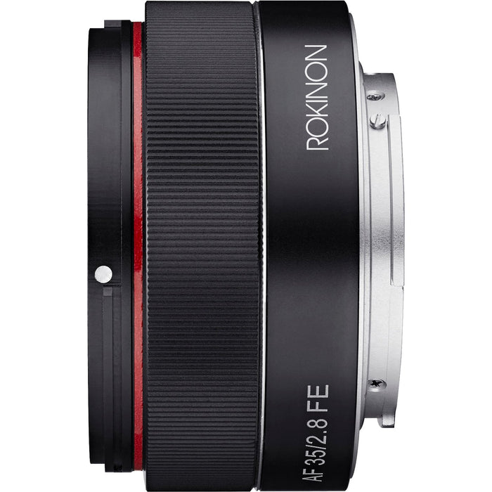 Rokinon 35mm f/2.8 FE (IO35AF-E) Ultra Compact Wide Angle Lens for Sony E Mount Kit