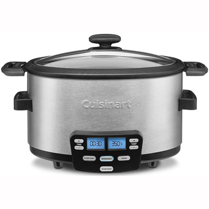 Cuisinart 4 Quart 3-In-1 Cook Central Multi-Cooker, Slow Cooker, Steam —  Beach Camera