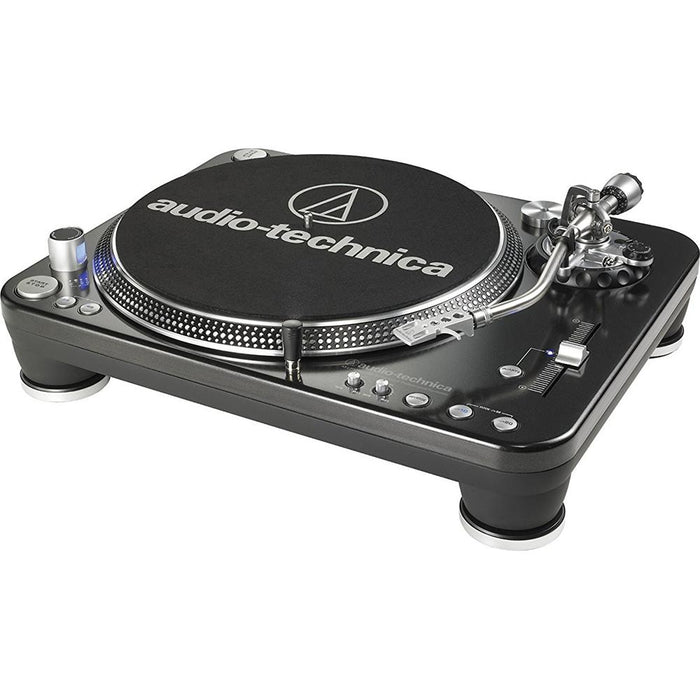 Audio-Technica Professional DJ Turntable + Bluetooth Wireless Headphones Bundle