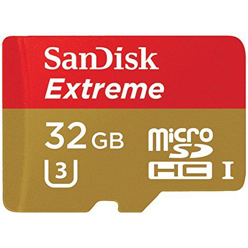 Sandisk SDSQXVF-032G-AN6MA Extreme 32GB microSD UHS-I Card with Adapter
