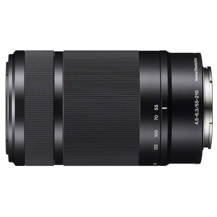Sony SEL55210 55-210mm Zoom E-Mount Lens (Black) with 49mm Filters Kit