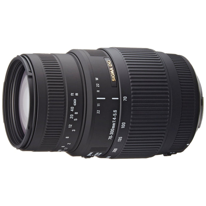 Canon EOS Rebel T7i Digital SLR Camera + Sigma 70-300mm Lens Accessory Bundle