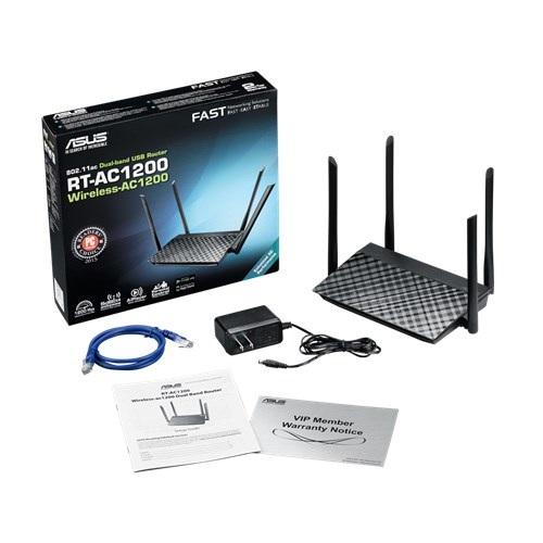 Asus Dual Band 802.11ac Wireless Router (Black) (OPEN BOX)