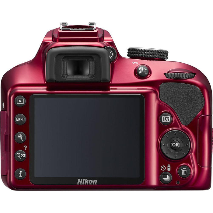 Nikon D3400 DSLR Camera 18-55 & 70-300mm Dual Lens Refurbished + Extended Warranty