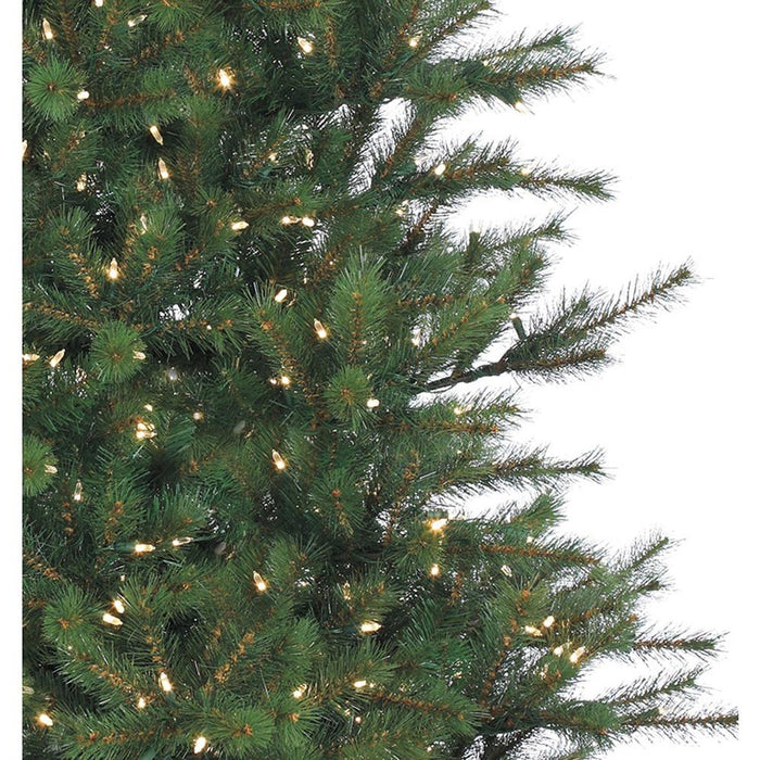 Fraser Hill Farm 7.5 Ft. Southern Peace Pine Christmas Tree with Clear LED Lighting - FFSP075-5GR
