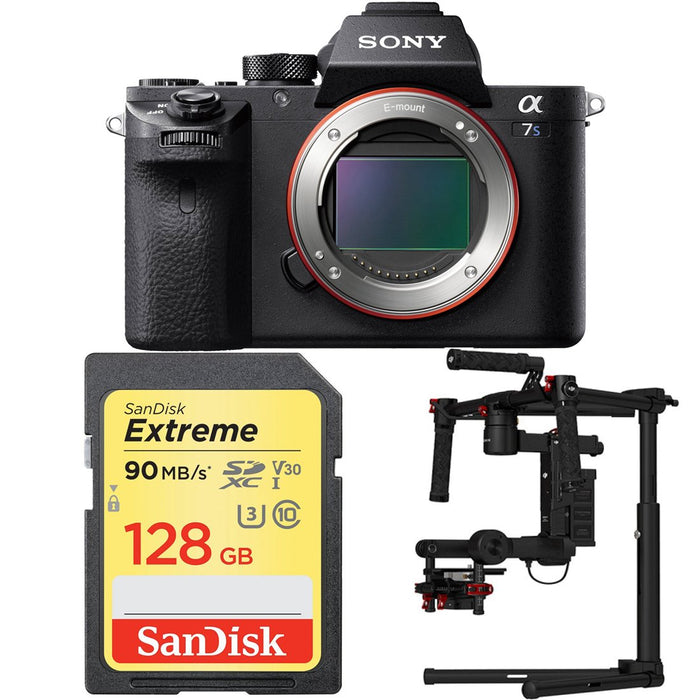 Sony a7S II Full-frame Mirrorless Interchangeable Lens Camera DJI Ronin M Gimbal Kit
