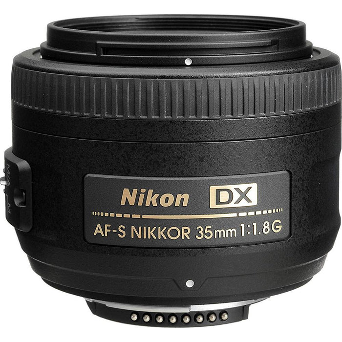 Nikon AF-S DX 35mm F/1.8G Lens - FACTORY REFURBISHED