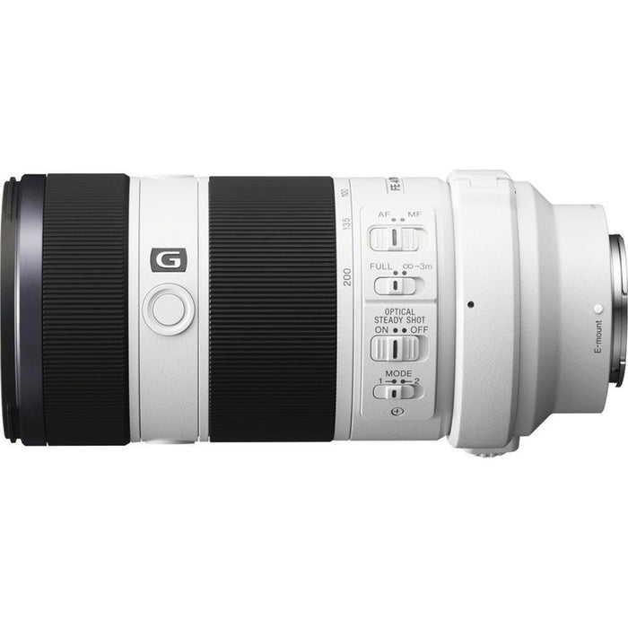 Sony 70-200mm F4 G OIS Interchangeable E-Mount Lens for Sony Alpha Cameras - OPEN BOX