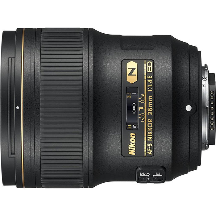 Nikon AF-S NIKKOR 28mm f/1.4E ED Lens (OPEN BOX)