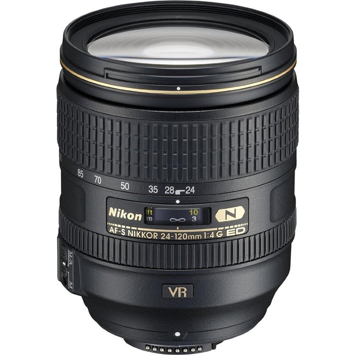 Nikon 24-120mm f/4G ED VR AF-S NIKKOR Compact Lens + 64GB Ultimate Kit