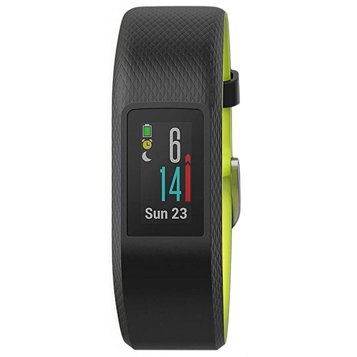 Garmin Vivosport Smart Activity Tracker +GPS (Limelight, L) + 7Pcs Fitness Kit